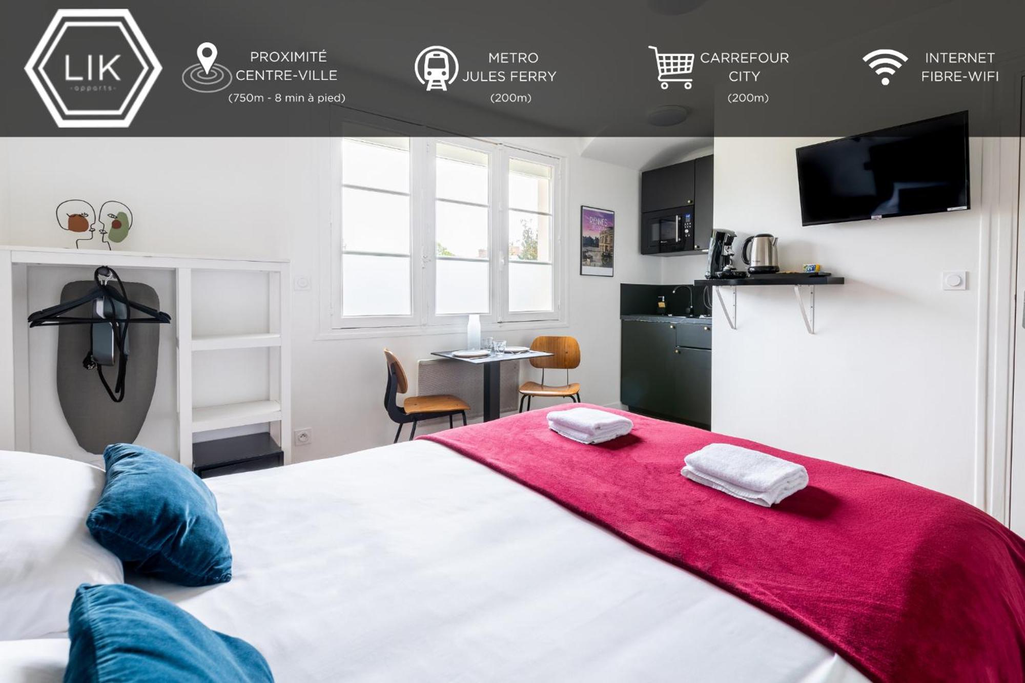 Lik Apparts Thabor Rennes Exteriör bild